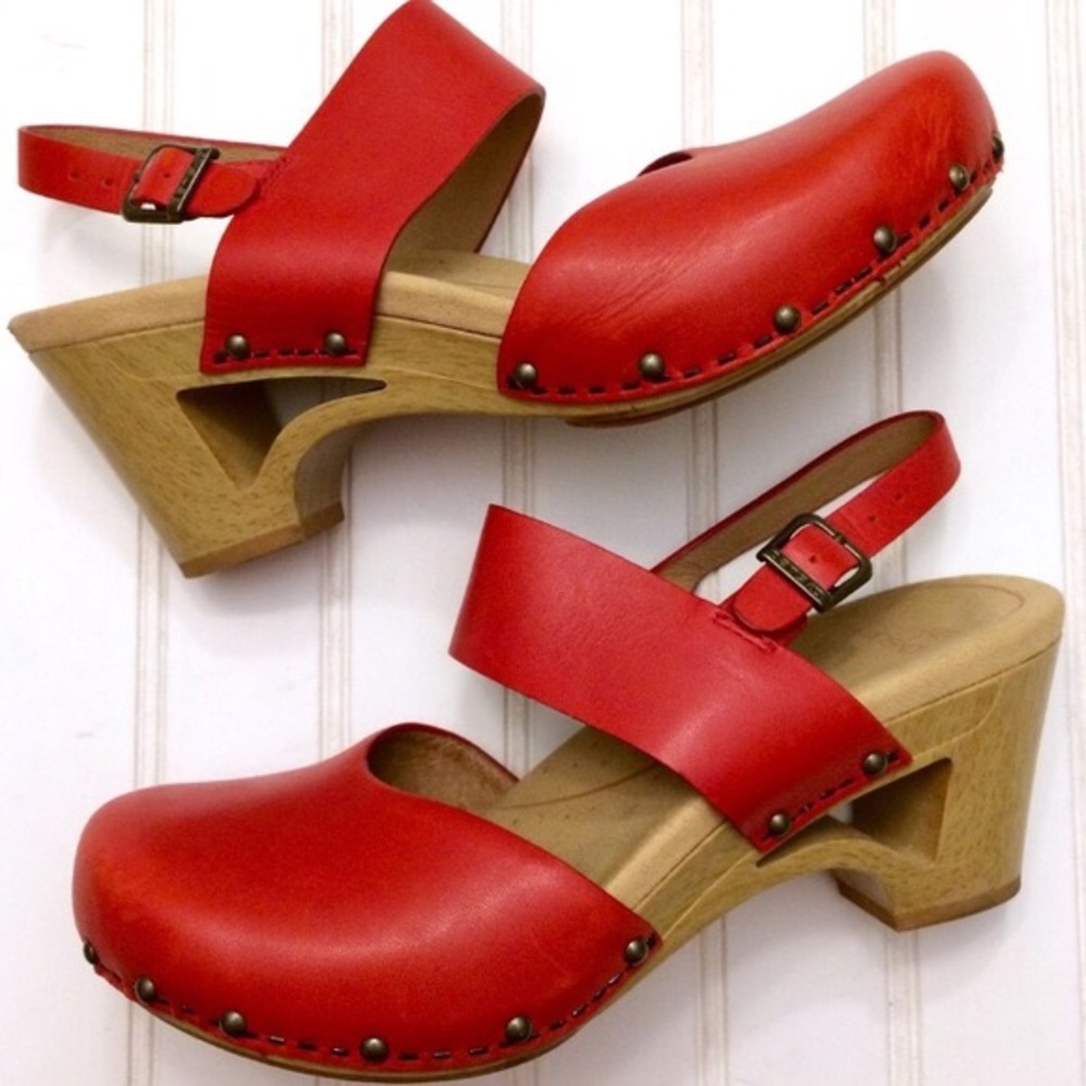 Red Dansko Thea Clog size 37